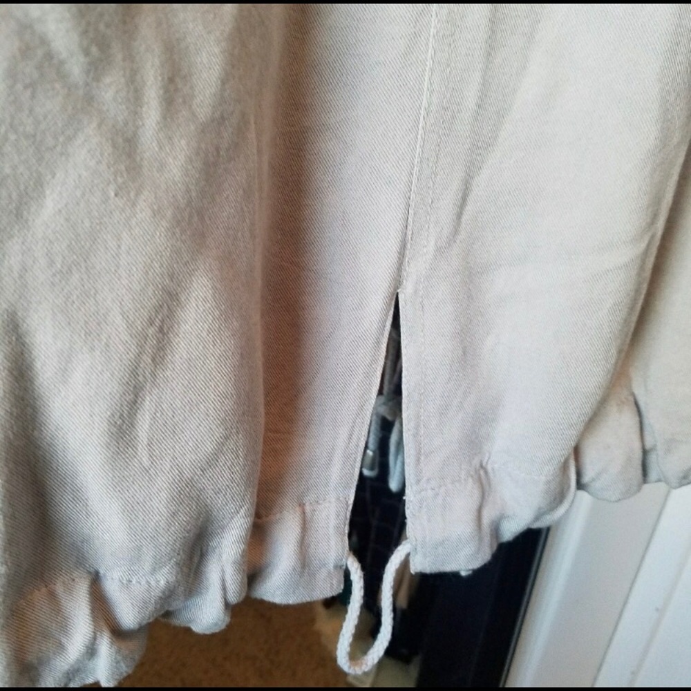Gray Drape Front Anorak - Picture 3 of 6